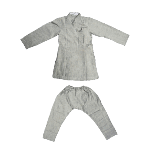 Daura Suruwal for Kids (Boys) – Traditional Nepali Outfit | Light Gray T