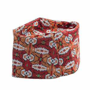 Red Mongolia Purbeli Dhaka Topi – Traditional Nepali Hat