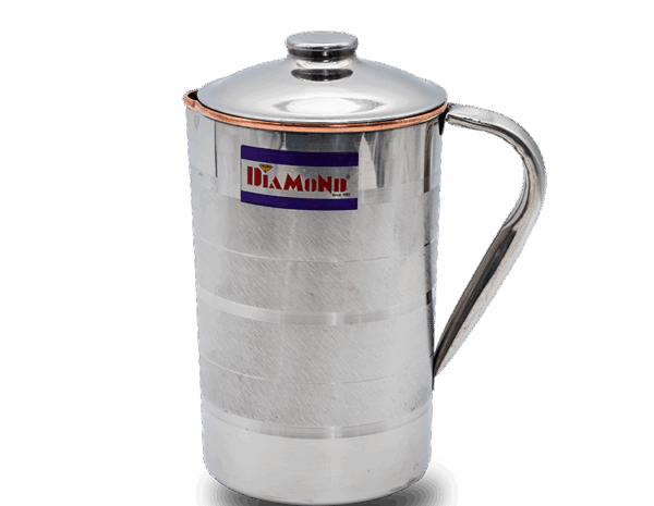 Diamond copper steel water jug (3)