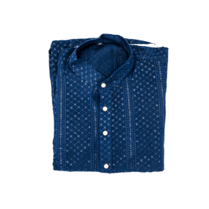 Embellished Men's Kurta – Modern Nepali Fashion for Men