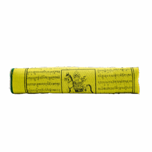 Tibetan prayer flags, known as "Lungta" or "wind horse" flags