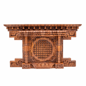 Handcrafted Aankhi Jhyal Newari Window – Traditional Nepali Wooden Craft | 49cmx28cm