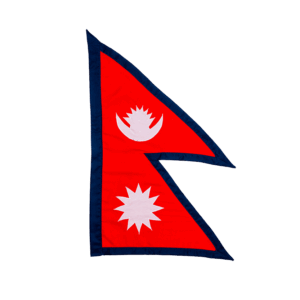 Nepali Flag with Dark Blue Border – Pride Symbol of Nepal |1.5ft