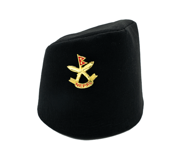 Bhadgaunle Topi with Flag and Khukuri Bhadgaunle Topi with Flag and Khukuri