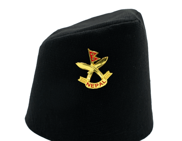 Bhadgaunle Topi with Flag and Khukuri Bhadgaunle Topi with Flag and Khukuri
