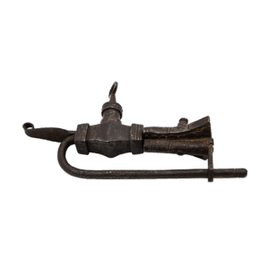 Nepali Antique Bhote Chalcha – Traditional Home or Temple Lock | 24cm x 9cm