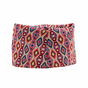 Ratorangi Dhaka Topi – Red Dhaka Fabric