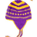 Earflap Hat Purple