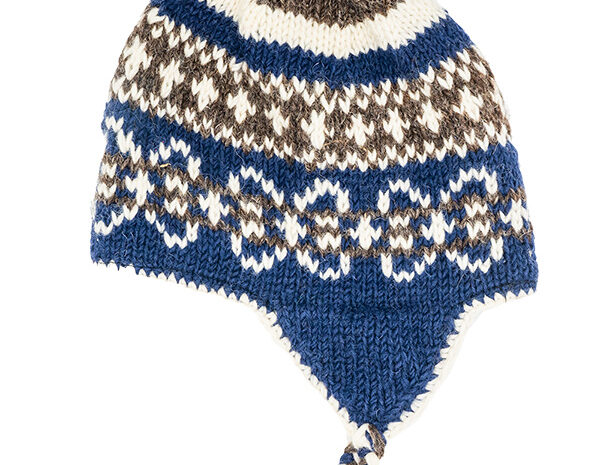 Earflap Hat Blue Earflap Hat Blue