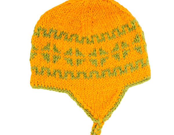 Earflap Hat Yellow Earflap Hat Yellow