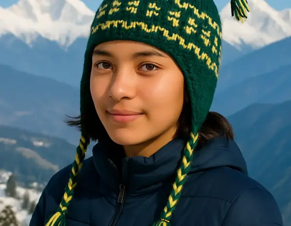 Earflap Hat Green Earflap Hat Green