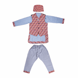 Kids Nepali Daura Suruwal Set