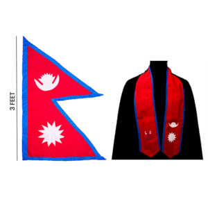 Nepali Flag & Graduation Sash Bundle